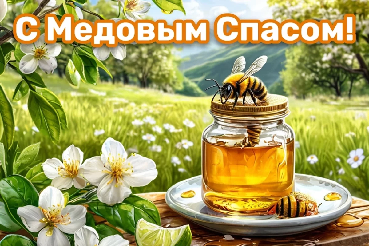 Read more about the article 20+ открыток с Медовым спасом. Яркие и красивые картинки на 14 августа